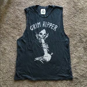 Grim Ripper UNIF stoner muscle tee